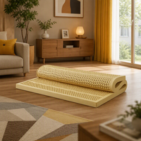 Surmatelas en latex naturel écologique sur mesure en gros, doux, moderne, en bois d'agar, pour massage, chambre, école, maison, mobilier