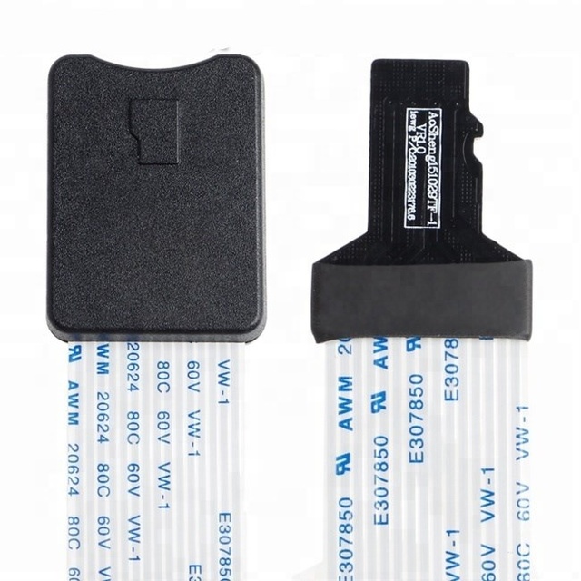 48CM/60CM TF Male to SD card Female Flexible Card Extension cable Extender Adapter reader for Car GPS phone