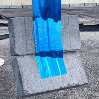EONBON mavi su geçirmez butil bant Metal çatı su yalıtım membran su geçirmez kaçak sızdırmazlık bandı Metal çatı yanıp sönen