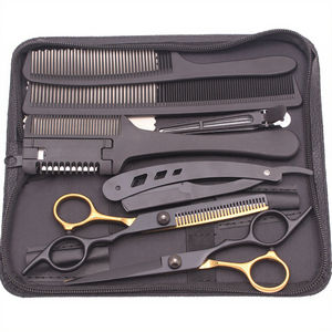 Juego de Tijeras de Peluquería Curvas Plegables de Acero Inoxidable de 6.0 Pulgadas para el Cuidado Profesional de Mascotas, Hámsteres - Product Image 3