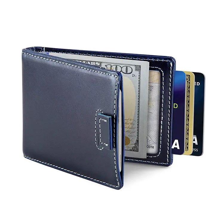 Amazon fashion nuovo prodotto portafoglio da dollaro in pelle di fascia alta retrò creative pull RFID multi-card pocket wallet personalizzazione YX YX