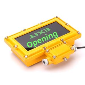 Patlamaya dayanıklı LED acil yangın tahliye burcu lamba Li-Ion 1200mAh pil ile IP65 2-Hour 2-Sided güvenlik çıkış göstergesi - Product Image 3