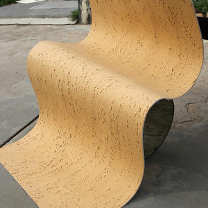 Mcm修正粘土材料複合外部フェイクベニヤ内部ソフトトラバーチン柔軟な人工石壁被覆パネル - Product Image 5