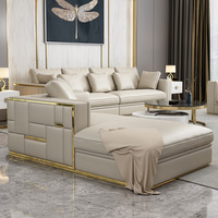 Canapé de luxe moderne et moelleux pour salon, ensemble de canapés modulaires sectionnels de style nordique pour la maison