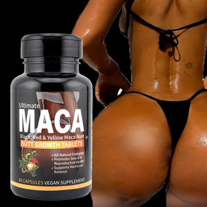 Bột Maca hữu cơ bổ sung làm đẹp cho cân bằng nội tiết tố ở người lớn dạng viên nang chay - Product Image 1