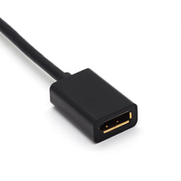 Adaptateur USB-C 3.1 Mâle-Femelle, Résolution 4K, Câble Blindé Tressé de 36 Pouces avec Gaine PVC, Conforme FCC, pour Connecteurs Dorés et Moniteur d'Ordinateur