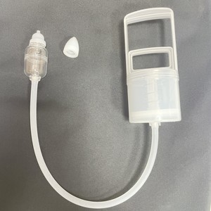 Ensemble d'<span class=keywords><strong>aspirateur</strong></span> <span class=keywords><strong>nasal</strong></span> manuel pour bébé enfant <span class=keywords><strong>adulte</strong></span> irrigateur <span class=keywords><strong>nasal</strong></span> pointe en silicone CE première génération - Product Image 4