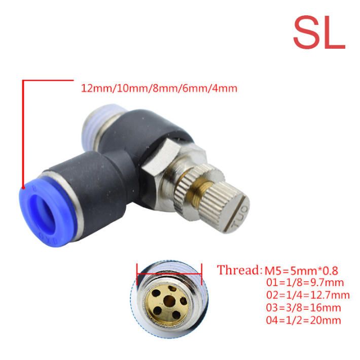 Connecteur Rapide Cannelé Tuyau Air 1/4 Pouce Acier Inox 304 - Lot 2 Pièces BSPT Mâle 6/8/10mm