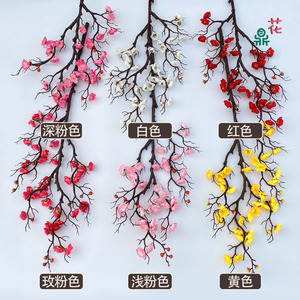 Fleur artificielle en soie de prunier, 30cm-100cm, pour décoration de mariage et de maison - Product Image 1