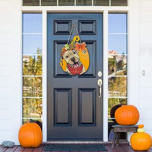 Ensemble de citrouilles en bois inachevé pour Thanksgiving transfrontalier, décoration de fête d'Halloween, artisanat mural en bois à faire soi-même - Product Image 4