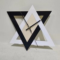 28x28cm nouvelle grande horloge murale acrylique étoile Art personnalisée maison livraison directe 2025 décoration montre pour maison livraison directe DDP