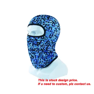 Pasamontañas de seda transpirable con Logo personalizado, pasamontañas de diseño sólido de poliéster, venta al por mayor