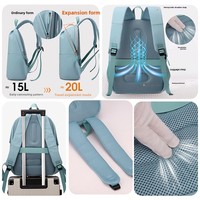 Nouveauté : Sac à dos pour ordinateur portable extensible, léger, en nylon, sac de voyage coloré, grande capacité, sac à dos professionnel