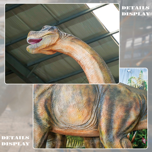 <span class=keywords><strong>Dinosaure</strong></span> brachiosaure, parc à thème en plein air, modèles animatroniques, décorations de fête mondiale, marche robotique, animaux dinosaures - Product Image 2