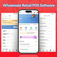 Requête de stock en temps réel, alerte de stock faible, modèle de document et de reçu personnalisés, solution de caisse et de point de vente pour les commerces de détail
