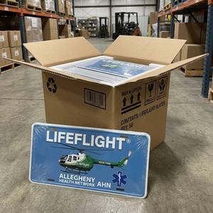 Placa de Matrícula de Aluminio 3D Personalizada con Relieve, Helicóptero Médico, Ambulancia Aérea, Rescate de Emergencia, EMS, Primeros Auxilios, Decoración Impermeable - Product Image 3