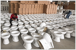 WC a due <span class=keywords><strong>pezzi</strong></span> sifonico in ceramica con scarico a S da 300 mm, in porcellana bianca, a filo muro, sanitario per <span class=keywords><strong>bagno</strong></span> - Product Image 4