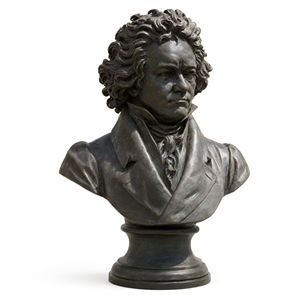Bronze-Beethoven-Büste Skulptur Anpassbare Größe für Schule Bibliothek Museum Dekoration - Product Image 2