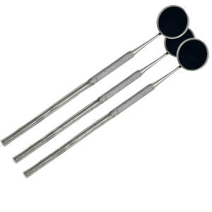 Instrumentos de limpieza dental de acero inoxidable, espejo dental en diferentes tamaños, kit de dentista, herramientas de limpieza dental, espejo bucal dental - Product Image 3