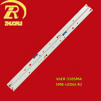 Tira de Retroiluminación LED para TV LCD ZR-470, Nueva, para Modelos UE55KU6670, UE55KU6500, UE55MU6400, V6ER-550SMA/SMB-LED66 R2