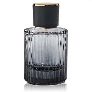 Flacon pulvérisateur de parfum en verre 50 ml/1,7 oz, atomiseur de voyage rechargeable vide, 3 types de distributeurs ronds, sans diffuseur à bâtonnets, fabriqué en Chine - Product Image 1