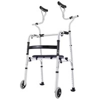 Vente en gros directe de déambulateurs orthopédiques mobiles de type béquille pour personnes âgées et handicapées, aides à la marche