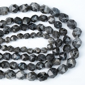 Diamond Cut <strong>Black</strong> Glitter Stone <strong>Beads</strong> Sparse Elongated Moonstone <strong>Beads</strong> for DIY Bracelet &amp; Necklace Wholesale Jewelry Accessories - Product Image 5