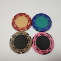 Jetons de casino professionnels de 14g de haute qualité, logo personnalisé, jetons de poker Las Vegas Crown ABS Texas Hold'em