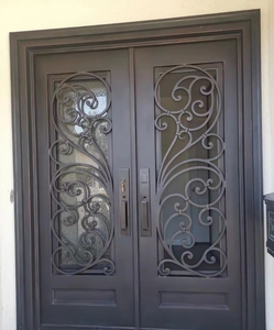 Porte <span class=keywords><strong>in</strong></span> ferro battuto porte esterne <span class=keywords><strong>in</strong></span> acciaio di sicurezza - Product Image 5