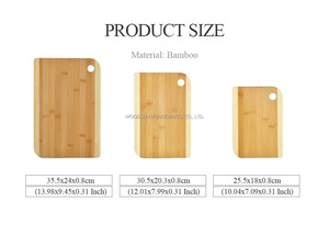 Woodsun hình chữ nhật thớt đặt tre Thớt nhà bếp - Product Image 5