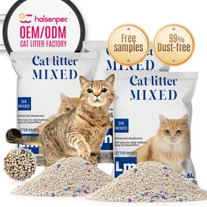 OEM ODM Factory Dust Free Deodorization Bentonite Cat Litter Arena Para Gatos