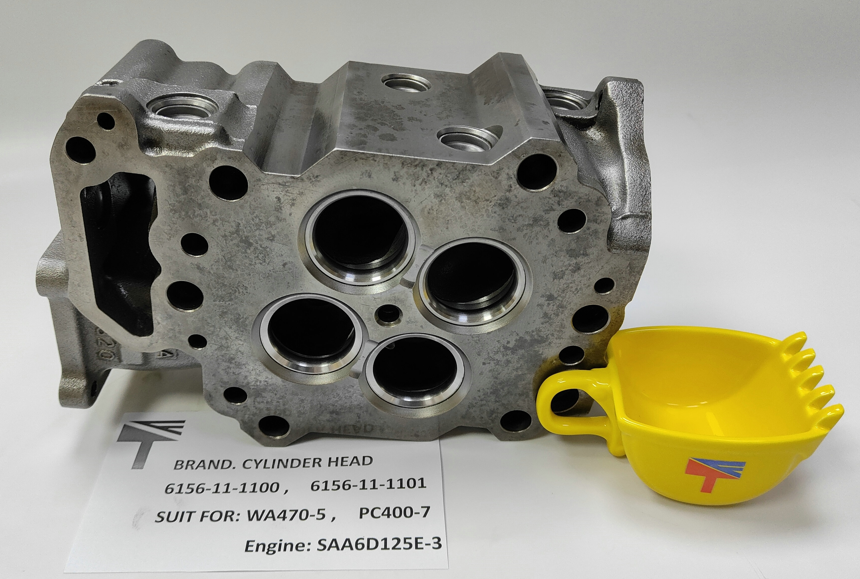 Komatsu Diesel Engine Cylinder Head 6156-11-1100 OEM Quality