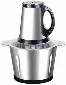 Meilleur mini robot culinaire chinois 2L/3L en acier inoxydable, hachoir de cuisine électrique pour viande, usage domestique, alimentation manuelle pour camping-car - Product Image 3