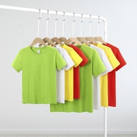 Casual Katoenen T-Shirts Voor Jongens En Meisjes Van 3-10 Jaar Met Veelkleurige Print Aanpasbare Kleding Van Fabrikanten