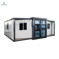 Casa Prefabricada Expandible de Rápido Montaje, Larga Vida Útil, para Campamentos de Construcción, Vivienda de Emergencia, Proyectos y Tiendas