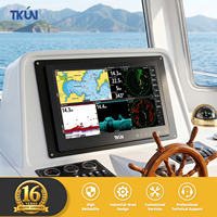 Nuevo Monitor Táctil Capacitivo Industrial Marino TKUN de 15.6 Pulgadas, 1000nits, 1080p, IP65 Impermeable, USB/HD P156WUGA-A, Pantalla LED