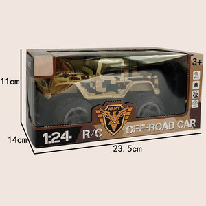 Vehículo <span class=keywords><strong>militar</strong></span> <span class=keywords><strong>todoterreno</strong></span> a escala 1:24, camiones Je EP, coche de carreras RC todo terreno de 27MHz para niños - Product Image 3