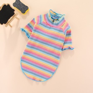 Camiseta de Verano para Mascotas, de Algodón Fino y Transpirable, con Rayas, para Perros y Gatos - Product Image 5