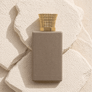 Exquisite Glass Embossed Leather Design Golden Round Spray Cap 30ml 50ml 100ml <b>Perfume</b> <b>Bottle</b> For Middle East Europe - Product Image 6