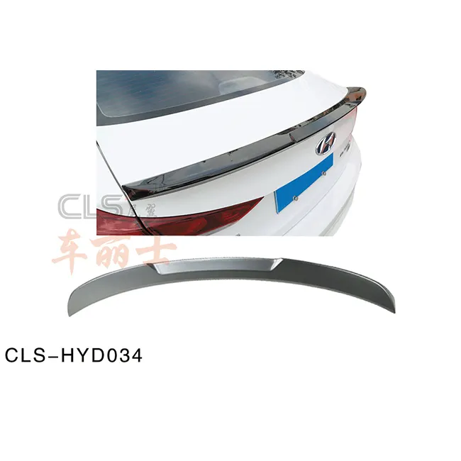 Spoiler traseiro do carro abs de parada única, adequado para hyundai elantra/avante 16-18