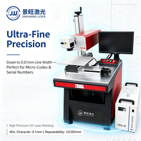 Machine de marquage laser UV 355nm, marqueur laser ultraviolet, précision 0,01 mm, sans dommages thermiques, CE