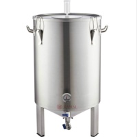 60L ถังหมักสำหรับ Homebrew/304สแตนเลสถังหมักรูปกรวยคล้ายกับ Guten/หมักอุปกรณ์
