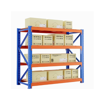 Étagère de rangement multi-niveaux réglable Gui Chang, métal thermolaqué 1000 kg, niveaux réglables en hauteur, facile à assembler