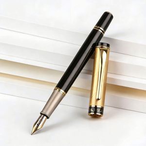 High-Quality Luxury Fountain With Logo Business Signature Metal Black Custom <b>Pen</b> Suitable for Corporate Gifting - Product Image 2