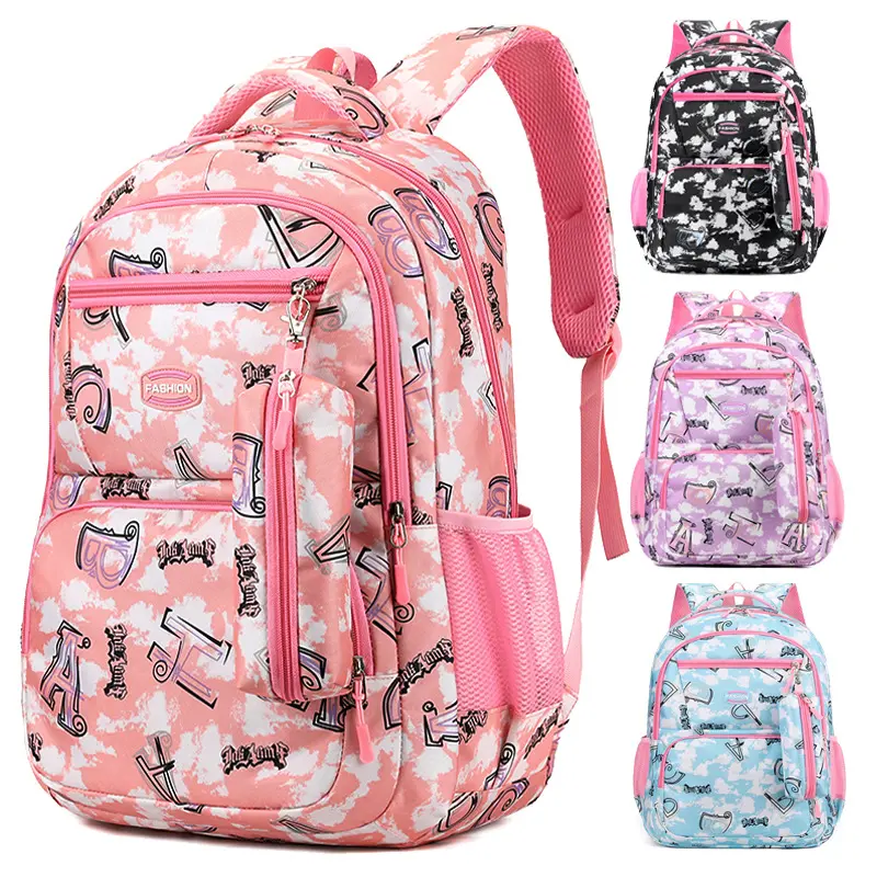 2024 Kinder-Schultaschen für Mädchen orthopädischer Rucksack Kinder-Rucksack Schultasche Grundschule Rucksack Kinder-Buchtasche