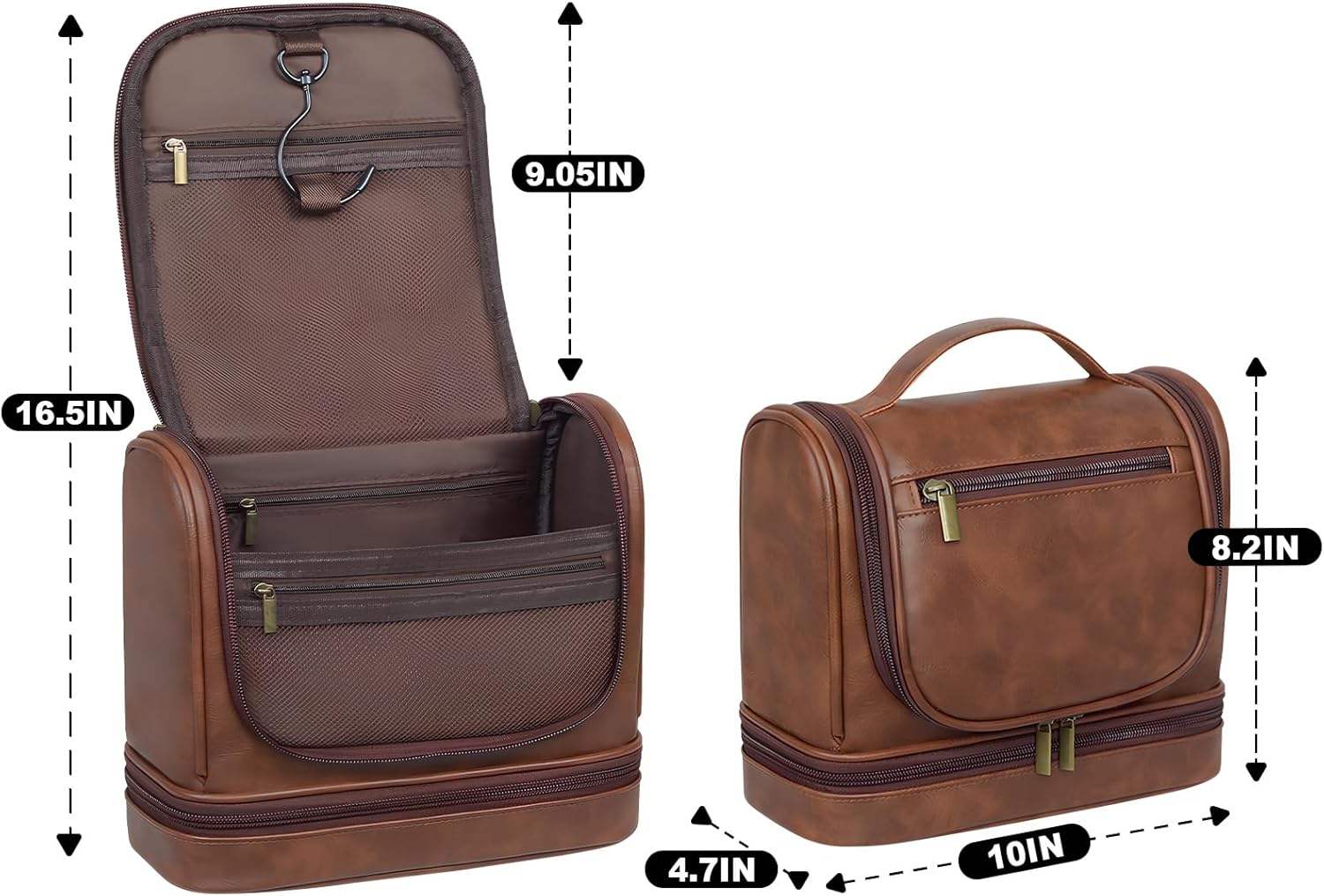 toiletry bas with compartments