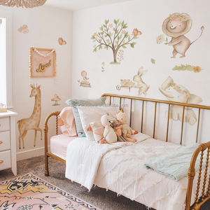 Dessin animé drôle lapin petit animal PVC stickers muraux salon chambre d'enfants papier peint décoratif auto-adhésif - Product Image 4