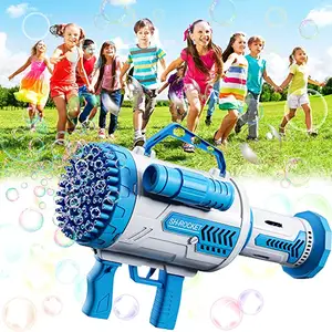 Bazooka bubble gun Machine Gun - TiKTok 100 Holes Rocket Bubble for Summer Bubble Launcher Children's Toys Gifts for Outdoor