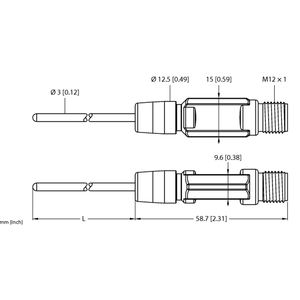 Sonde de détection de température Turck TP-206A-CF-H1141-L400 pour le contrôle des processus industriels en stock - Product Image 5