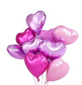 Globo de Helio en Forma de Corazón de 18 Pulgadas, Globo de Aluminio para Fiestas de Cumpleaños y Bodas, Artículos Promocionales al por Mayor - Product Image 2